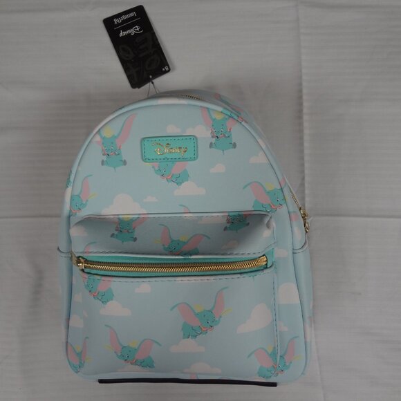 LOUNGEFLY Disney Dumbo Flying Clouds Mini Backpack NWT main image 12